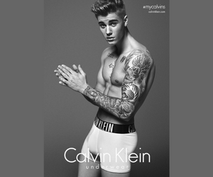 Justin Bieber and Calvin Klein