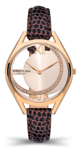 Round Rose Gold Watch