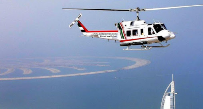 Helicopter tour in Dubai