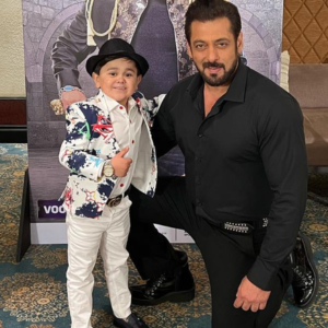 Abdu Rozik with Salman Khan