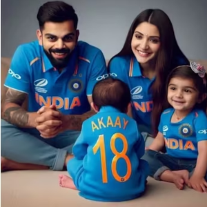 Anushka Sharma Son Akaay AI Image