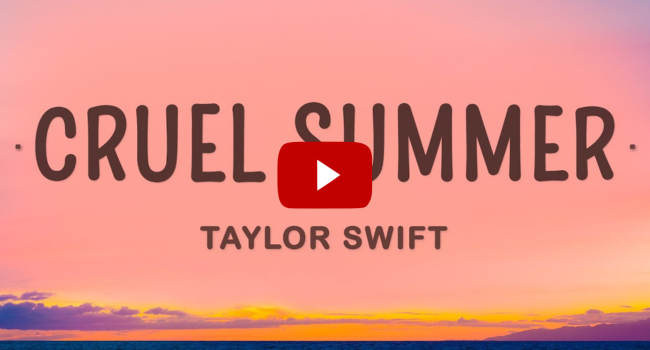 Cruel Summer Lyrics Taylor Swift