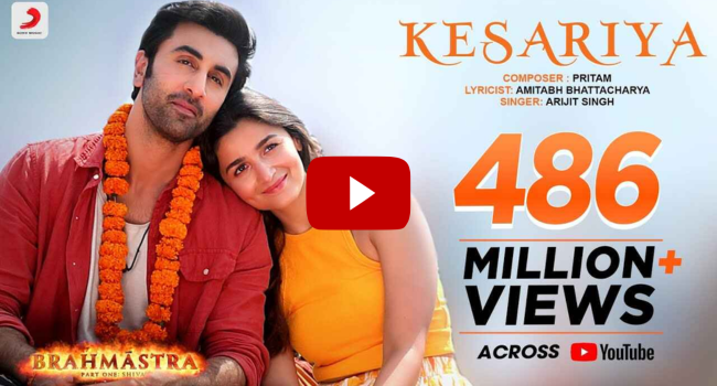 Lyrics of Kesariya