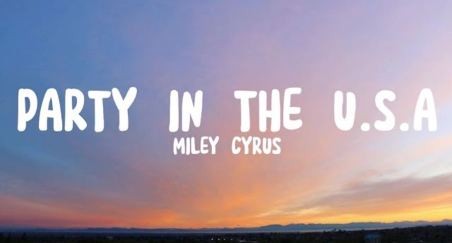 Party in the USA Lyrics | Miley Cyrus | Disney Channel Summer Rocks ...