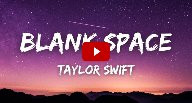 Taylor Swift Blank Space Lyrics