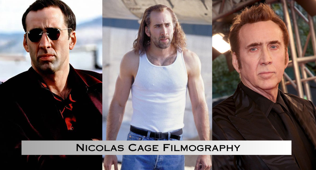 Nicolas Cage Filmography