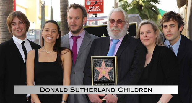 Donald Sutherland Children